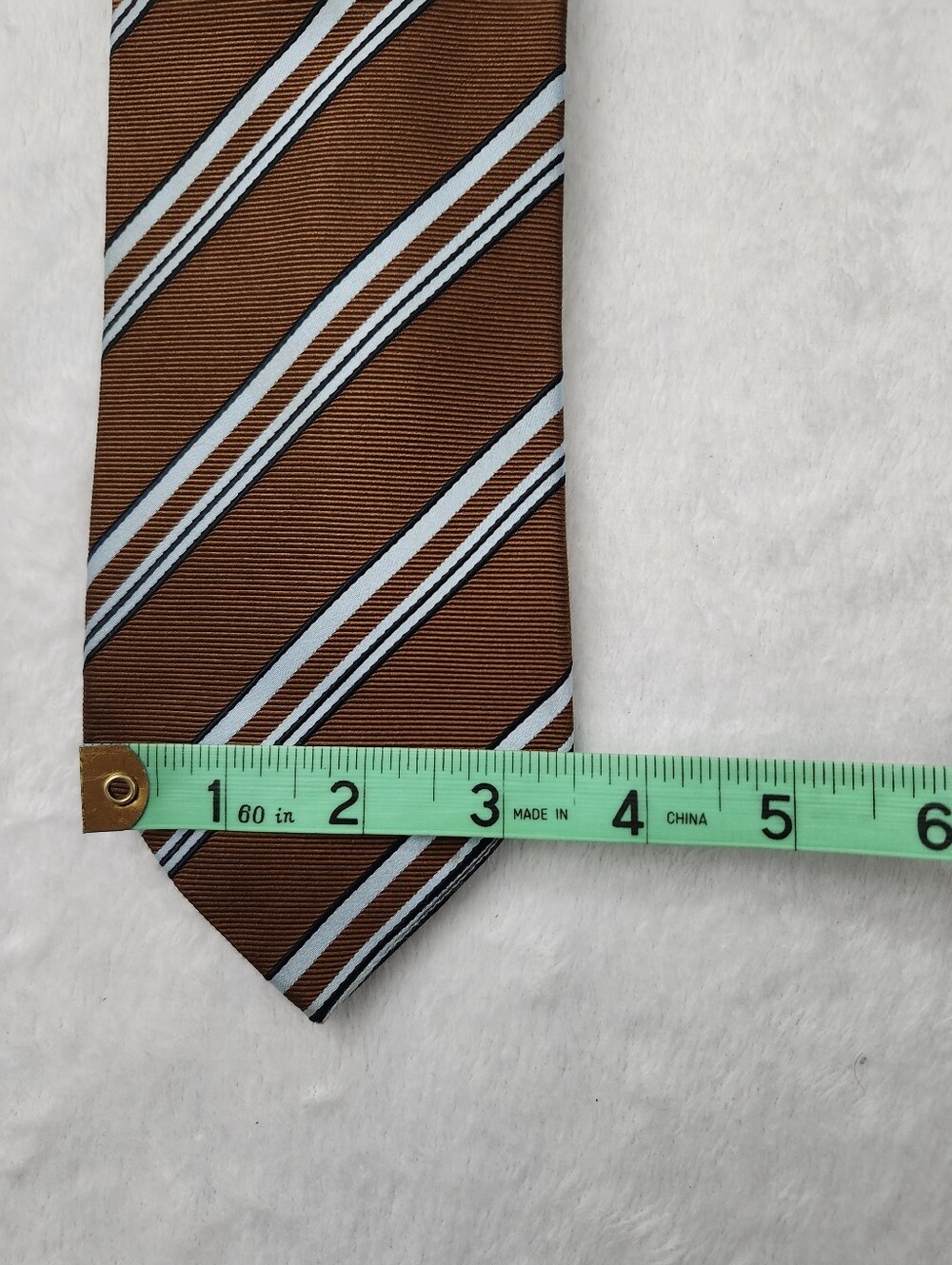 ERMENEGILDO ZEGNA Set of 3 Men's Multicolor Silk Cotton Blend Ties 60" x 3.75" - Picture 6 of 6